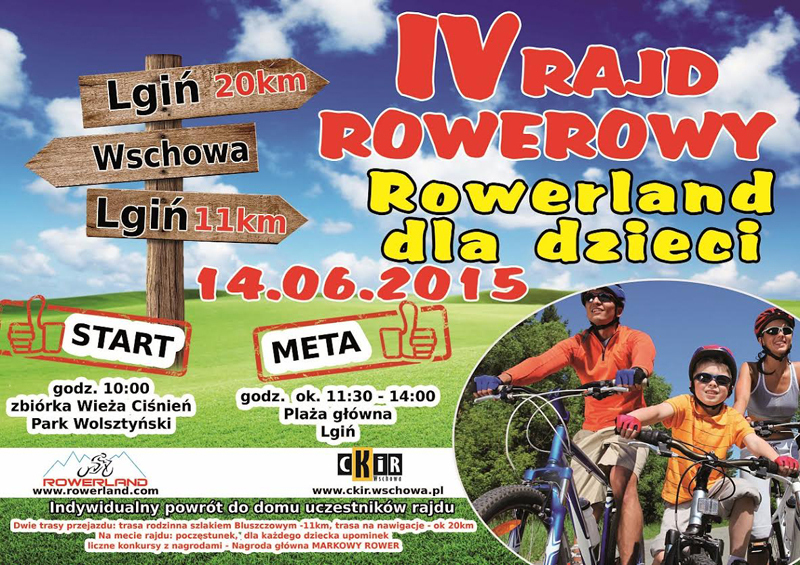 IV Rajd Rowerowy Rowerland dla dzieci