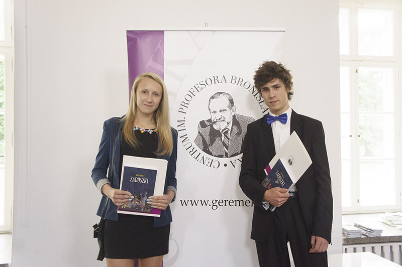 Licealiści z Zana na czwartym zjeździe w Fundacji prof. Geremka