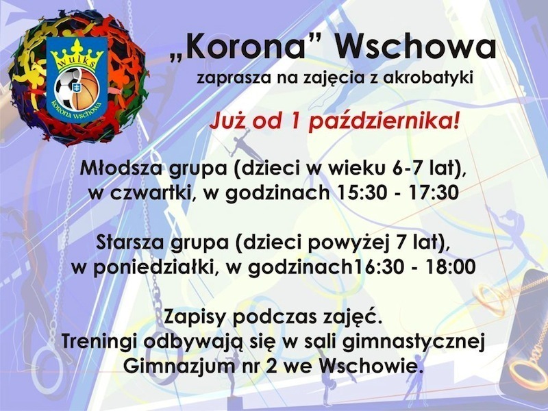 Zajęcia z akrobatyki