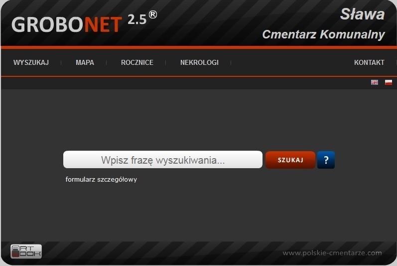 Sława Internetowa wyszukiwarka grobów