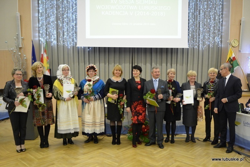 Marta Małkus ze Złotym Dukatem Lubuskim