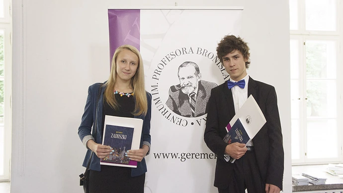 Licealiści z Zana na czwartym zjeździe w Fundacji prof. Geremka