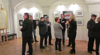 Uroczyste otwarcie wystawy Jarosława Jóźwiaka