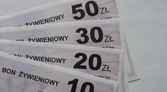 Bony na zakup żywności sprzedają za pół ceny