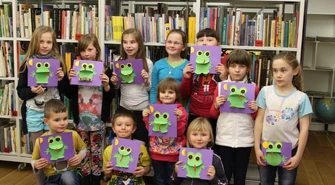 Biblioteka powitała wiosnę