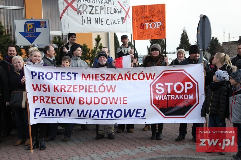Kolejny sprzeciw wobec wiatraków w Krzepielowie