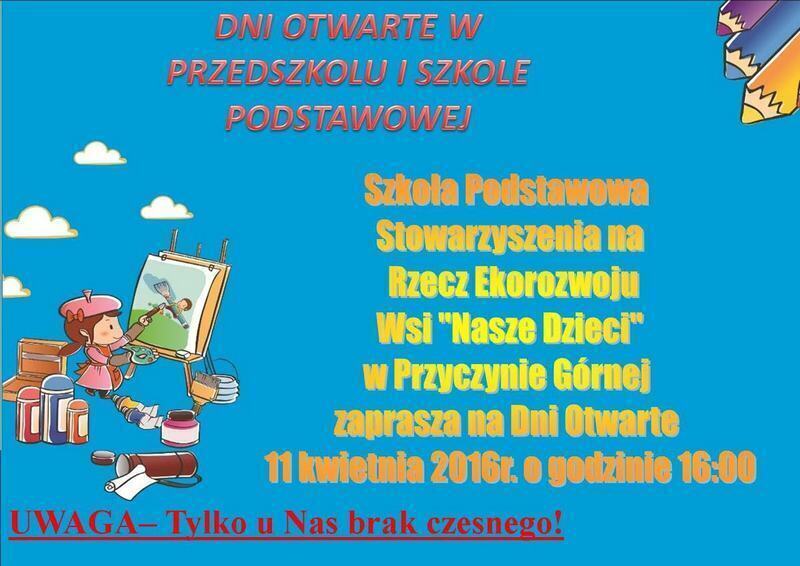 Dni otwarte w Szkole Podstawowej na Przyczynie Górnej