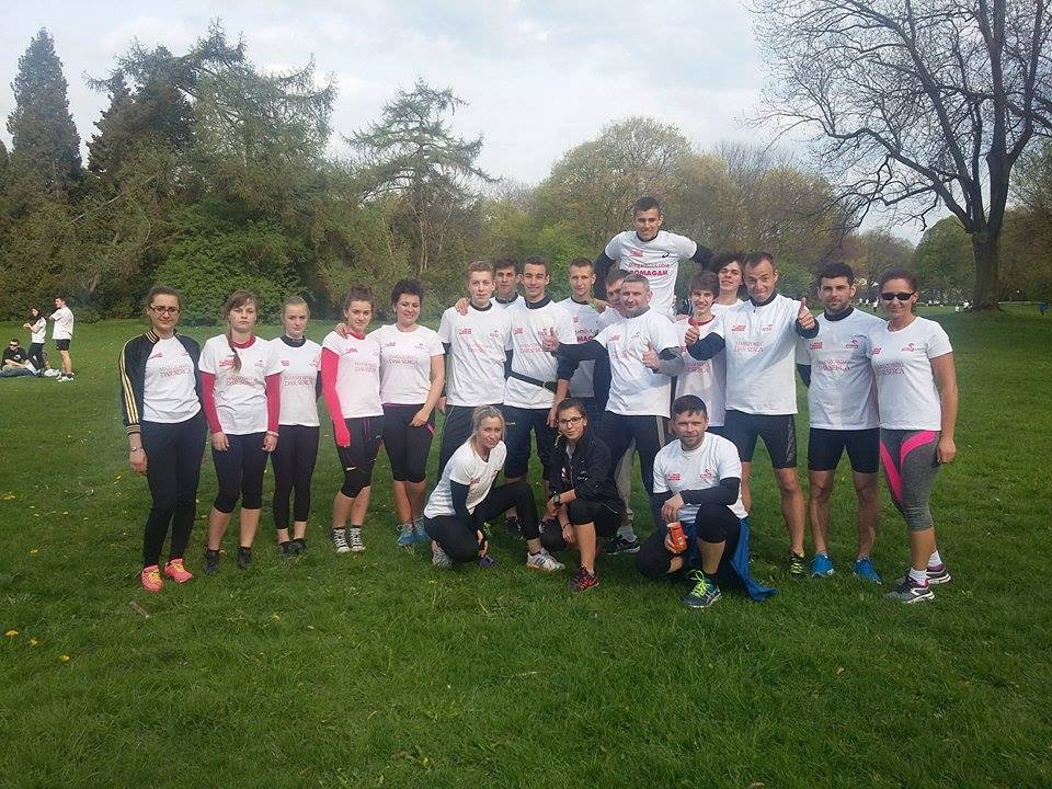 Reprezentanci powiatu wschowskiego na warszawskim maratonie