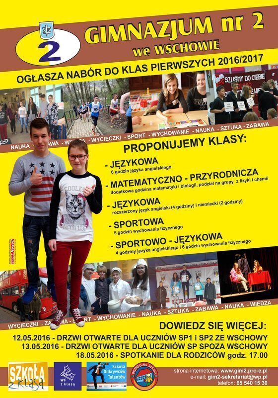 Drzwi otwarte Gimnazjum nr 2