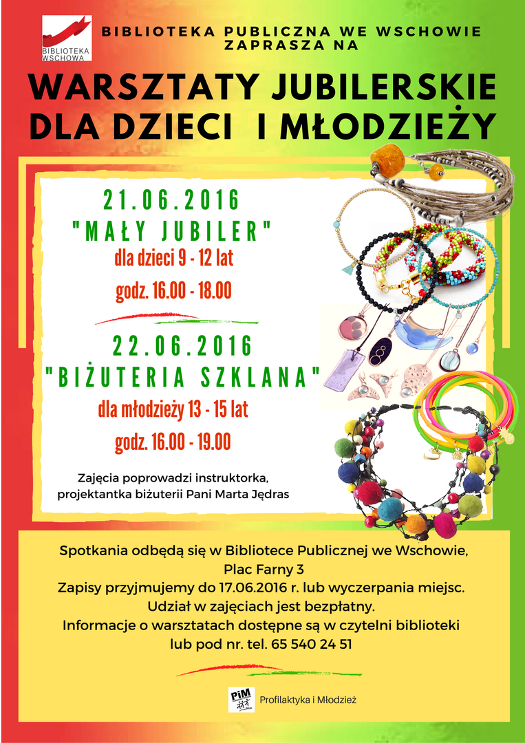 Warsztaty jubilerskie w bibliotece