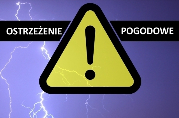Ostrzeżenie meterologiczne Burze z gradem