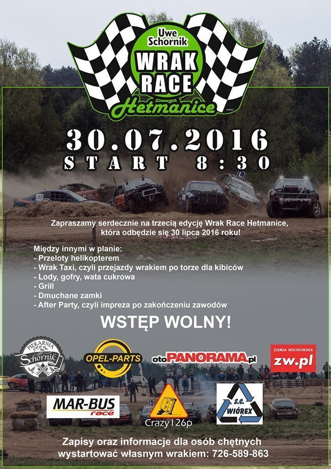 Wraki na start