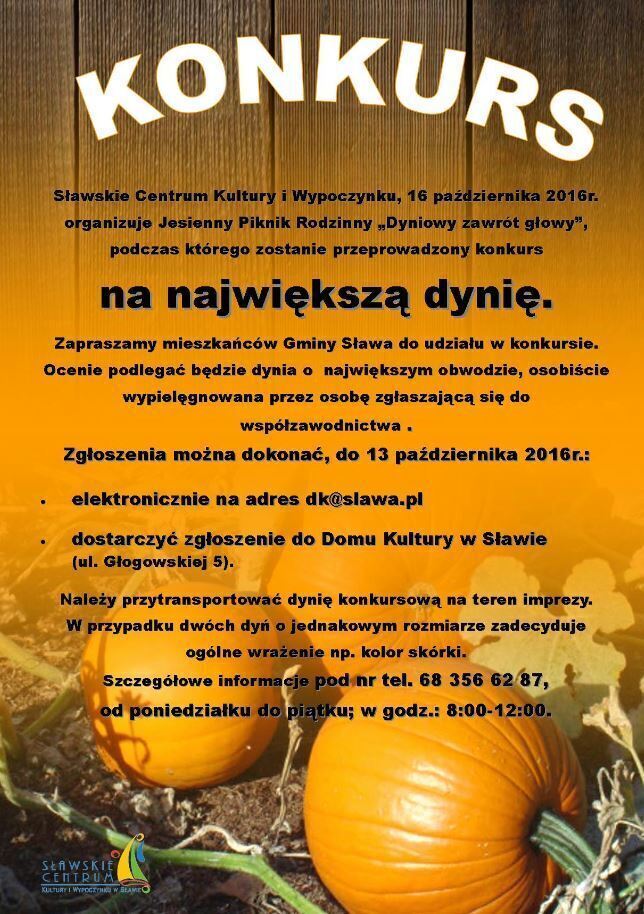 Jesienny Piknik Rodzinny Weź udział w konkursie