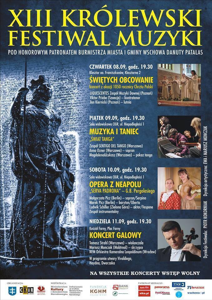 Znamy program XIII Królewskiego Festiwalu Muzyki