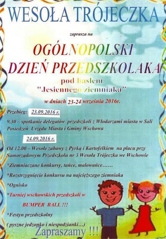 Ogólnopolski Dzień Przedszkolaka w Samorządowym Przedszkolu nr 3
