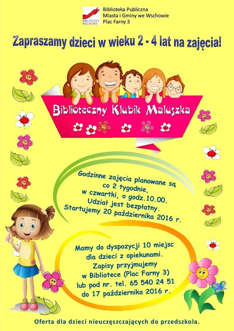 Zajęcia w Bibliotecznym Klubiku Maluszka