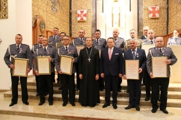 Komendant powiatowy odznaczony w Warszawie