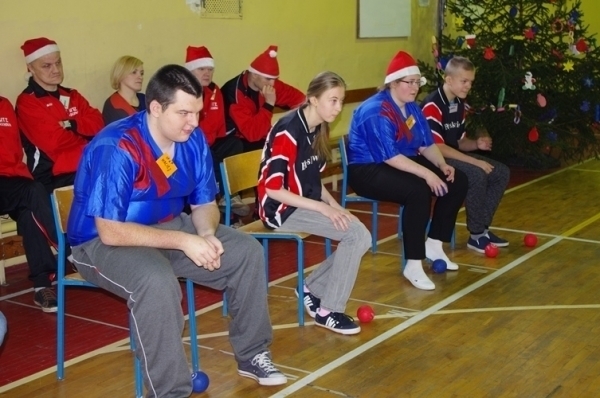 Mikołajkowy turniej w Boccia