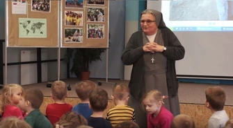 Siostra misjonarka z wizytą we Wschowie