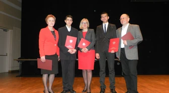 Laureaci konkursów przedmiotowych z Gimnazjum Językowego we Wschowie