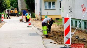 Nowe chodniki we Wschowie