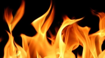 Zapaliła się lakiernia