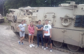 7 miejsce uczniów klasy mundurowej