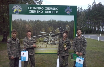 7 miejsce uczniów klasy mundurowej