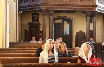 Msza inaugurująca obchody ŚDM w Lginiu