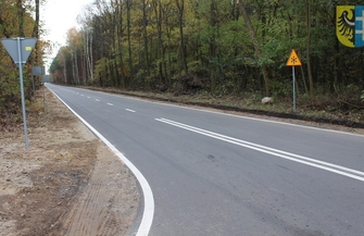 Zakończono rozbudowę drogi Wróblów-Potrzebowo