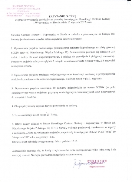 SCKiW szykuje się do rozbudowy bazy