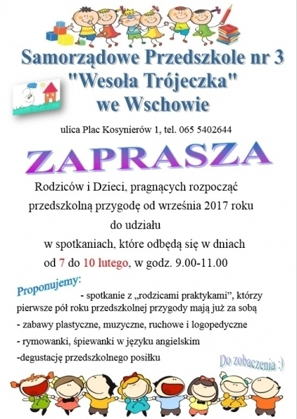 Zajęcia adaptacyjne w trakcie ferii