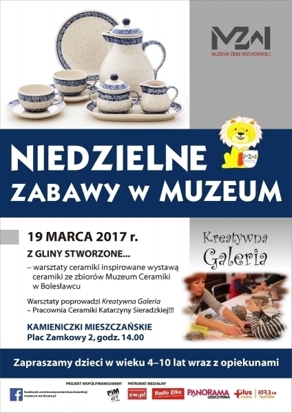 Z gliny stworzone... - Niedzielne Zabawy w Muzeum