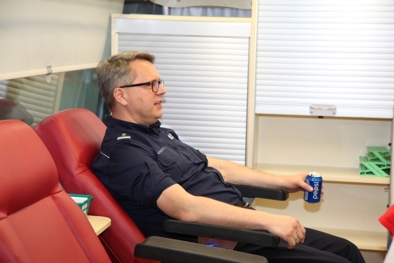 Oddali krew w Komendzie Powiatowej Policji