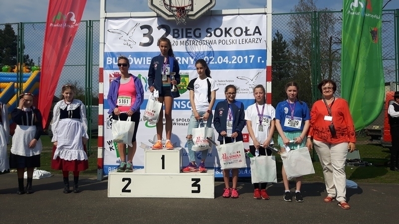Sukcesy biegaczy z Gimnazjum nr 2 w XXXII Biegu Sokoła