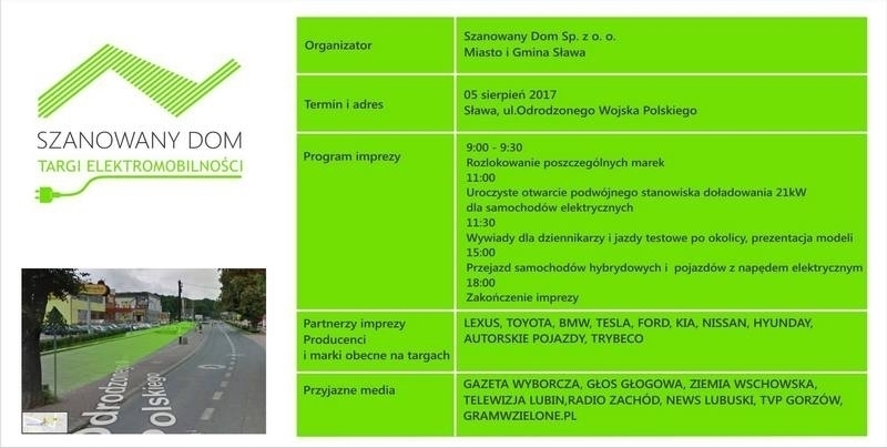 Innowacyjnie ekologicznie pięknie - targi elektromobilności w Sławie
