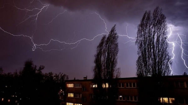 Burze przeszły nad terenem powiatu pracowita noc strażaków