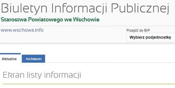 Powiat publikuje interpelacje radnych