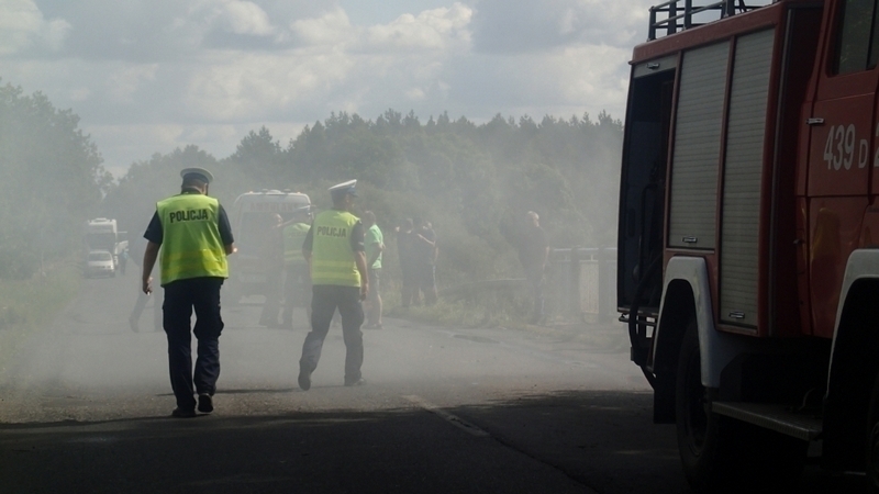 Wypadek śmiertelny na drodze wojewódzkiej nr 324