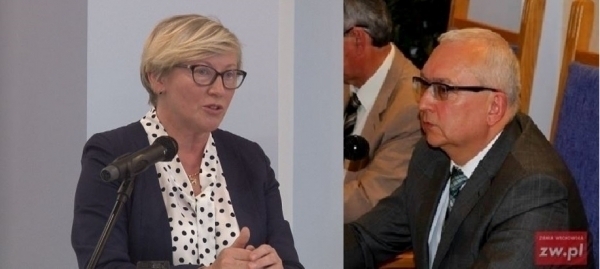 Krótka wymiana zdań między radną sejmiku PiS a przewodniczącym rady powiatu PSL