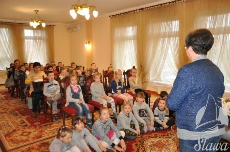 Dzieci z wizytą w Urzędzie Miejskim w Sławie