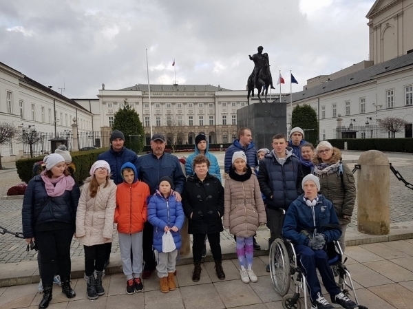 Dzieci z Ośrodka Szkolno Wychowawczego na wycieczce w Warszawie