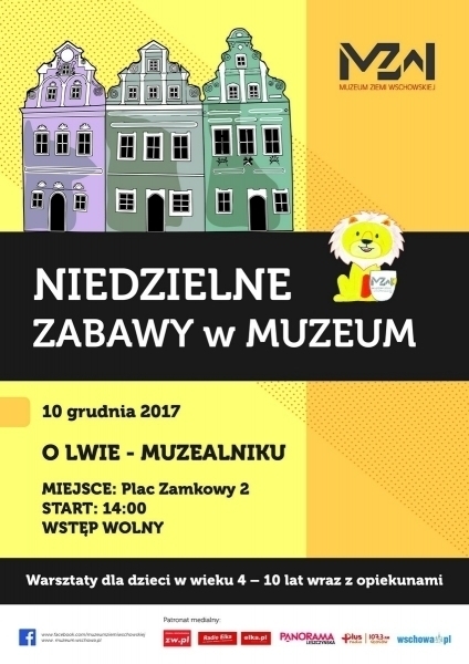 Niedzielne Zabawy w Muzeum O Lwie Muzealniku