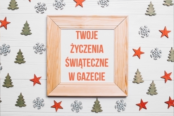 Twoje życzenia świąteczne w gazecie