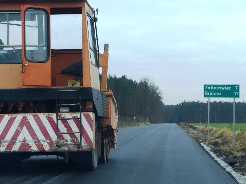 Dwa odcinki przebudowanych dróg już przejezdne