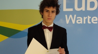 Krzysztof Sobczuk z Zana stypendystą Marszałka Województwa