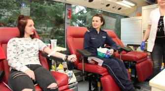 Oddali krew w Komendzie Powiatowej Policji