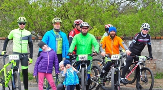 FWS Bike Team: Lodowaty maraton przypomniał mi mój ulubiony film ,,Dzień Świstaka"