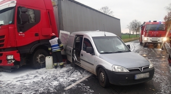 Znowu zablokowana droga krajowa nr 12