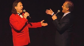 Niezwykły duet i niezwykłe wykonanie utworu ,,Caruso"